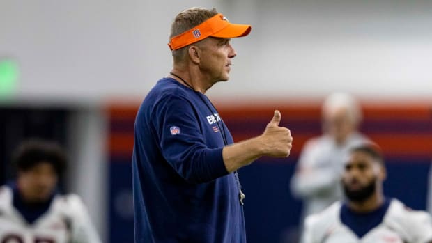 Denver Broncos head coach Sean Payton